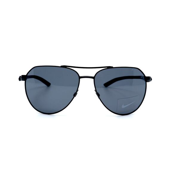 NIKE CLUB NINE DQ0799 BLACK GREY AVIATOR AUTHENTIC SUNGLASSES - Picture 2 of 7